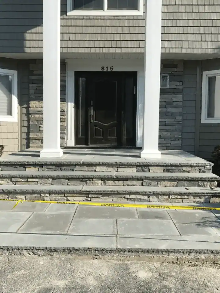 Front stoop and stairs construction — Long Island NY